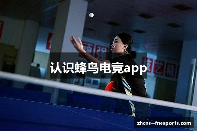 认识蜂鸟电竞app